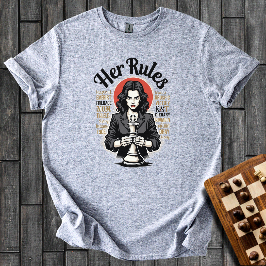 Queen Moves Chess T-Shirt