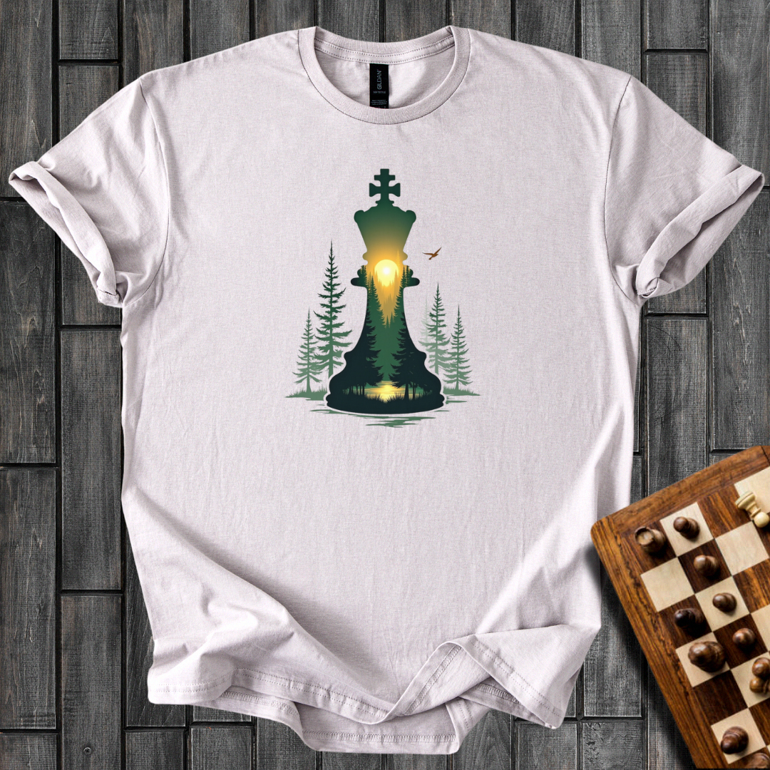 Majestic Dawn Chess King T-Shirt