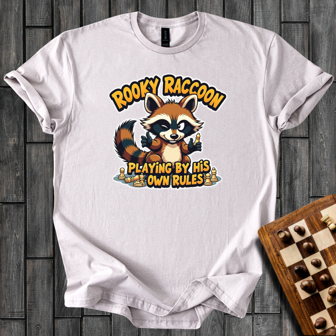 Rooky Raccoon Chess T-Shirt