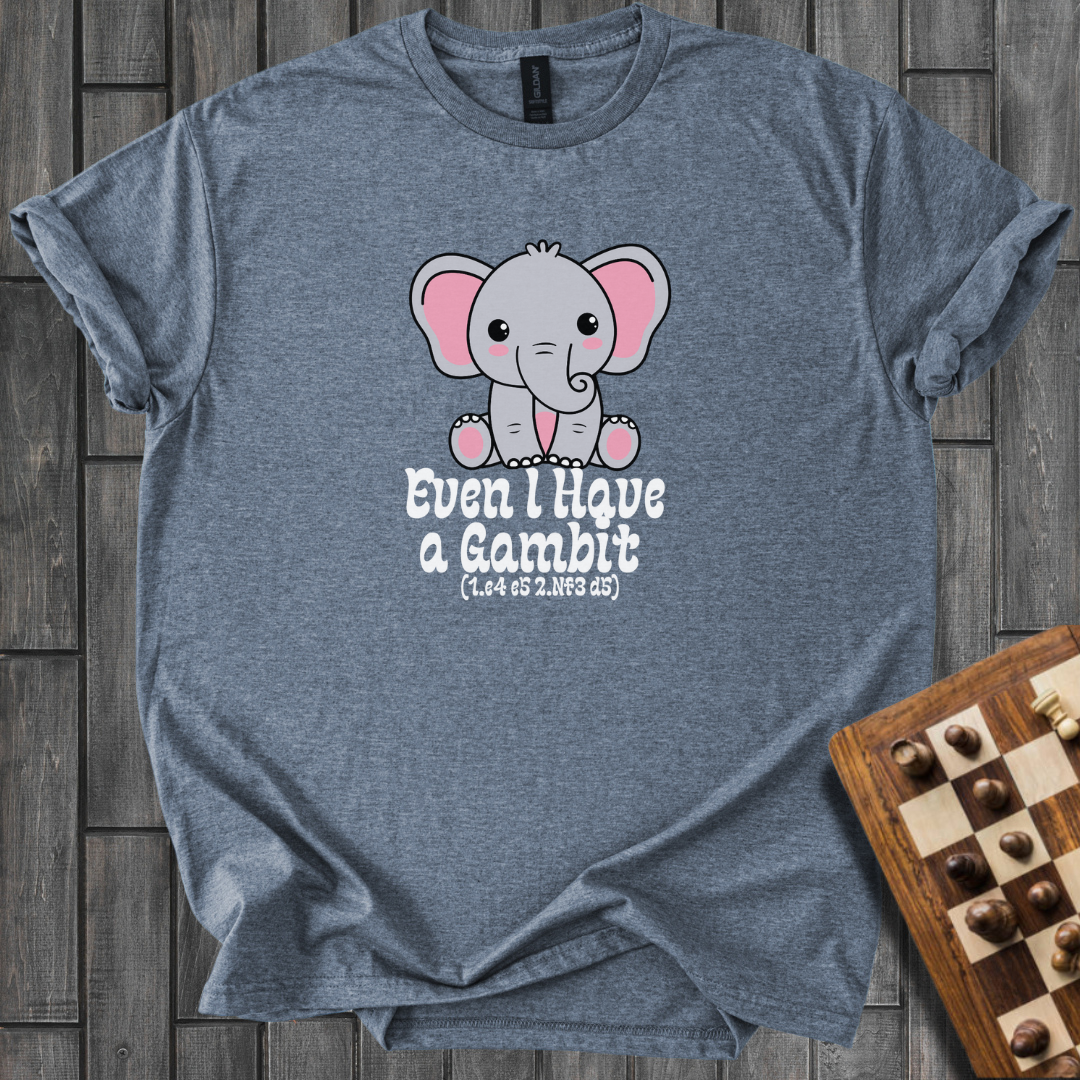 Elephant Gambit Chess T-Shirt