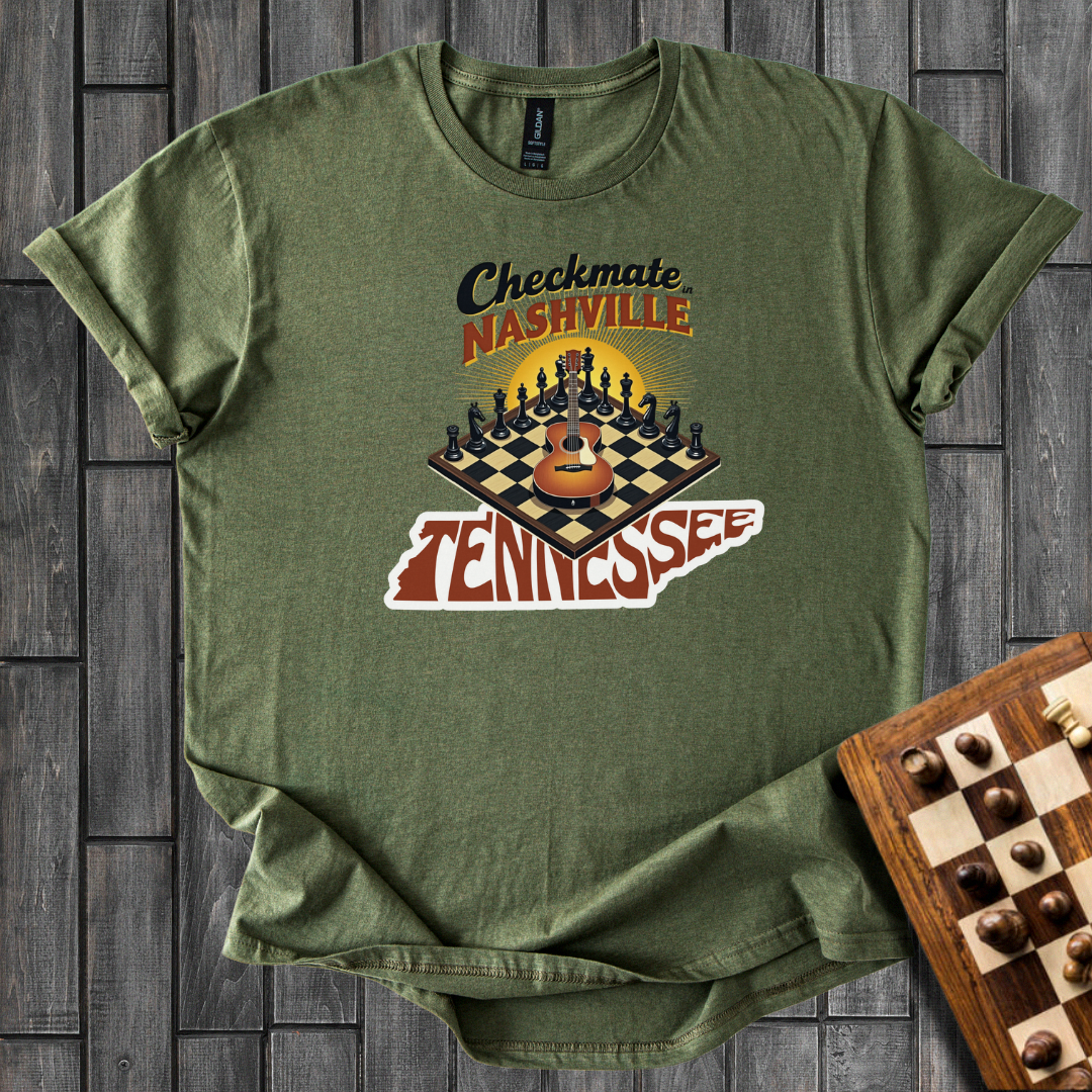 Checkmate in Nashville Chess T-Shirt