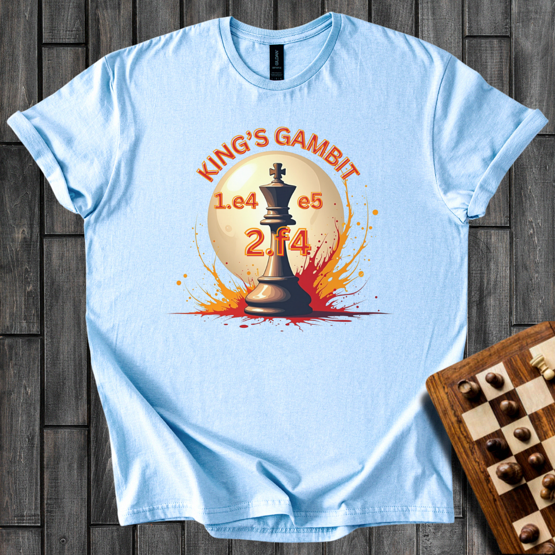 Real King's Gambit Chess T-Shirt