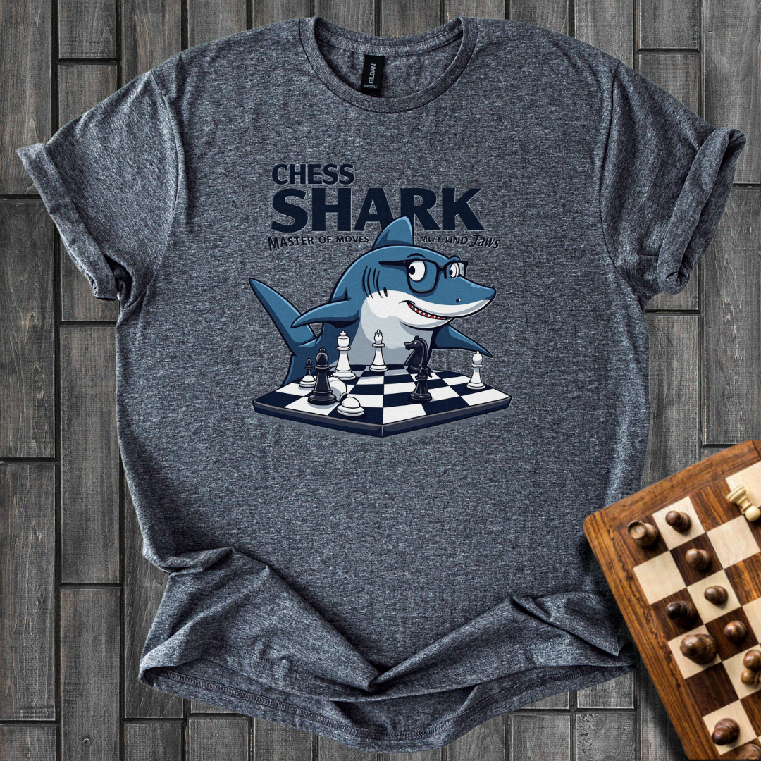 Shark Strategy Chess T-Shirt