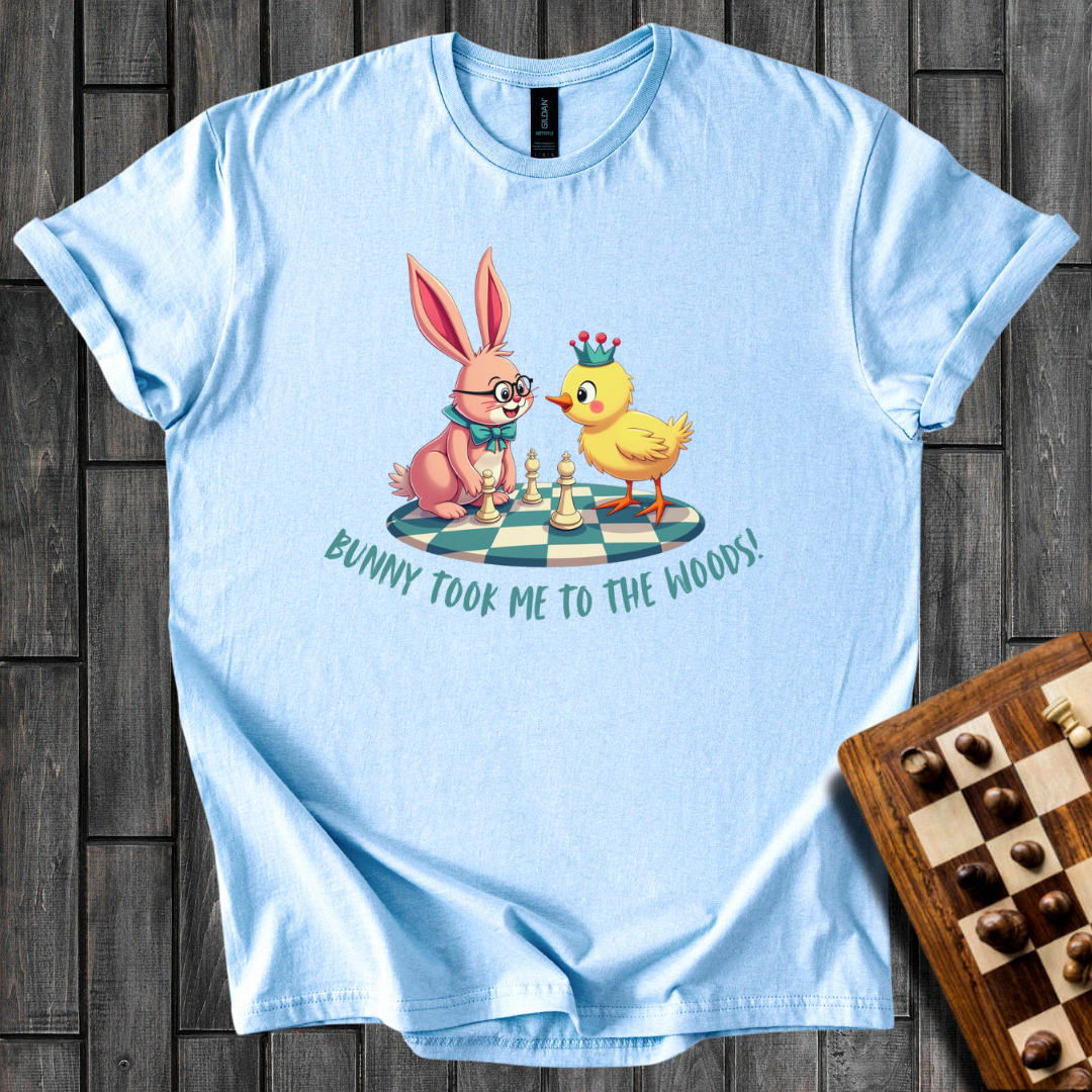 Bunny and Chicken Chess T-Shirt
