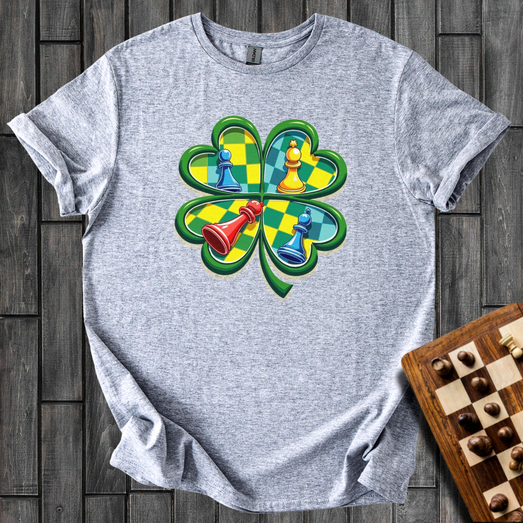 Lucky Chess Clover T-Shirt
