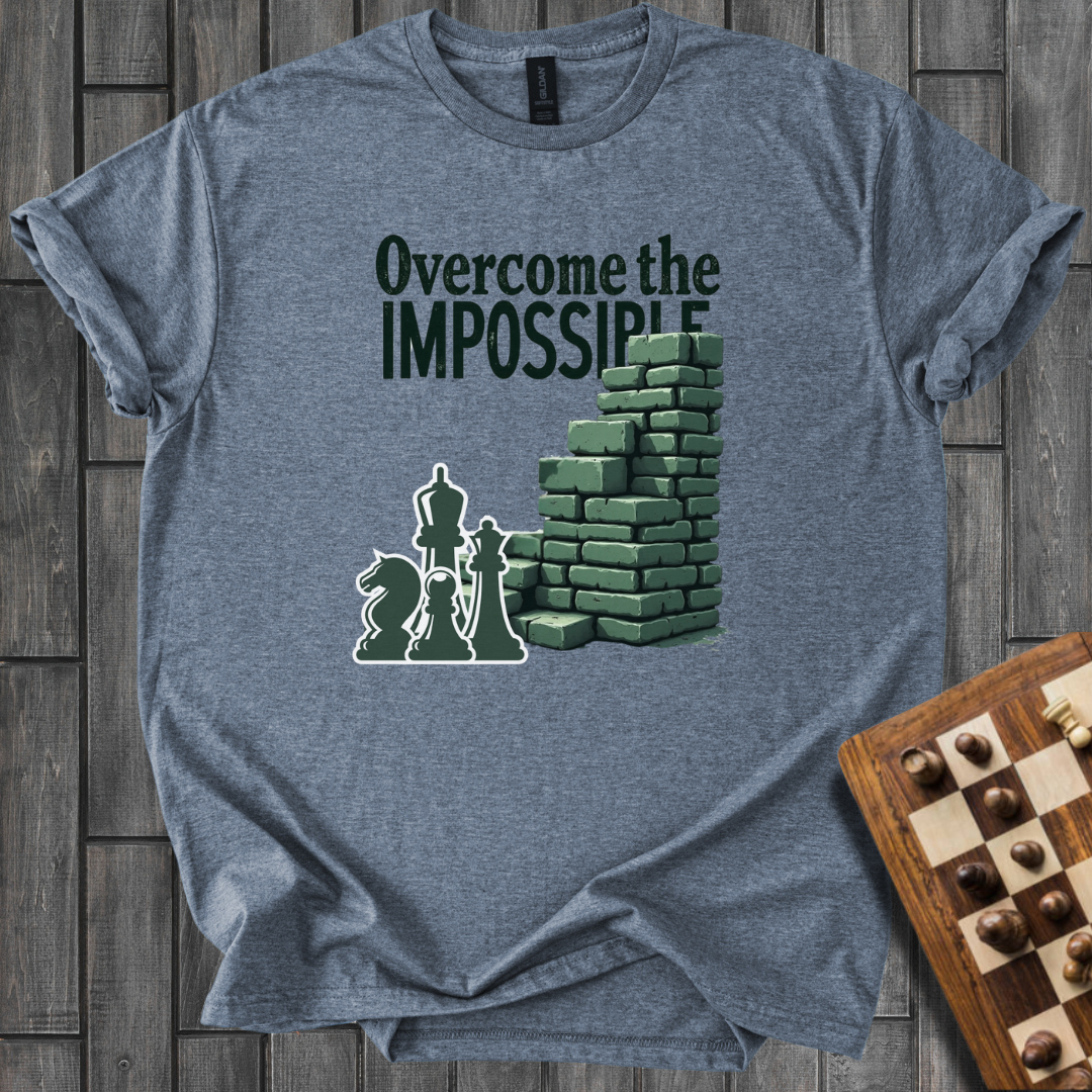 Overcome The Impossible Chess T-Shirt