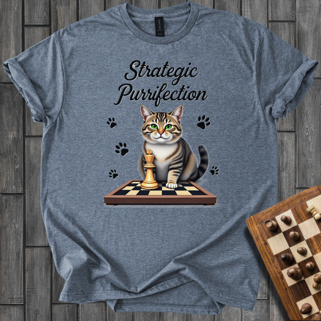 Purr Powerfull Chess T-Shirt