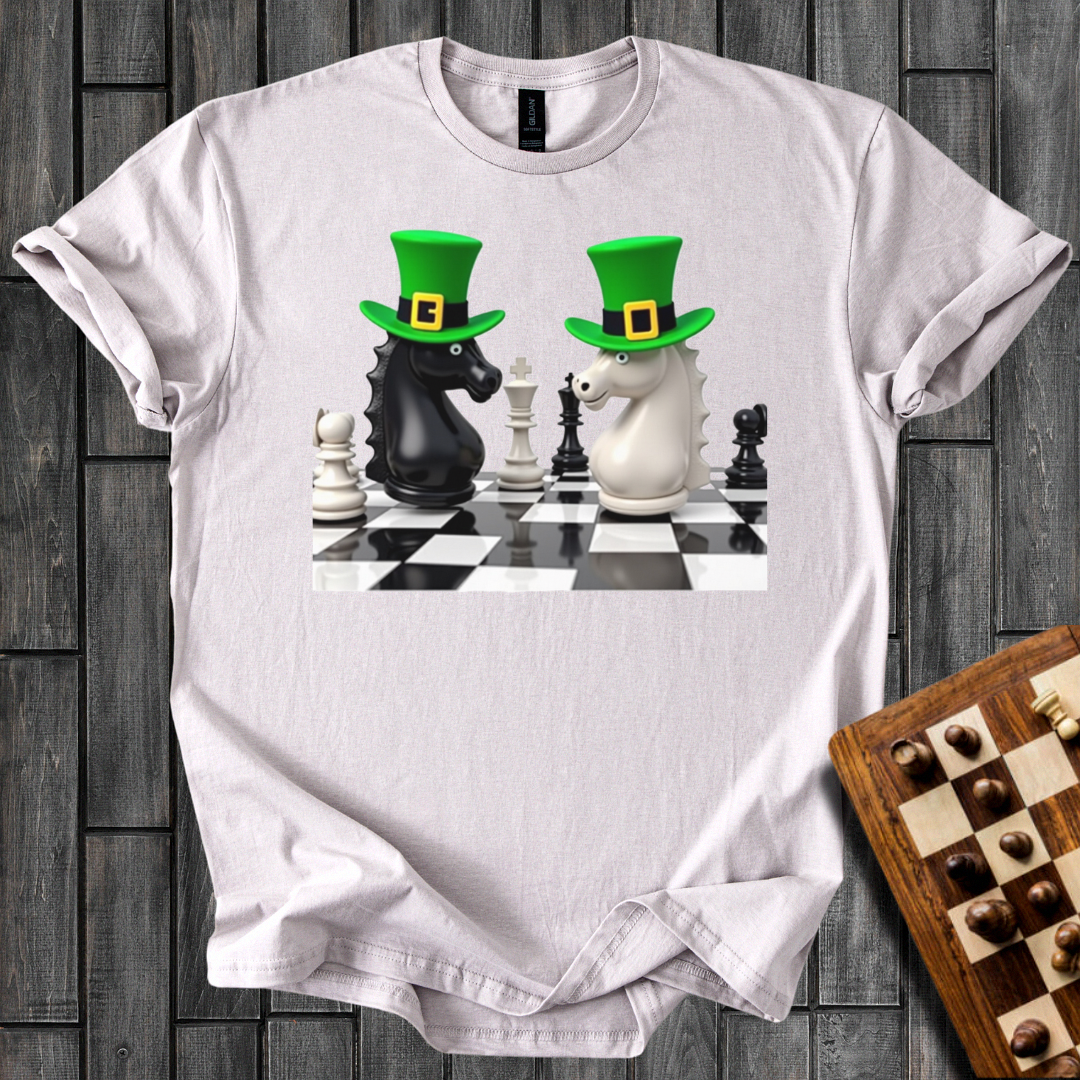 St. Patrick`s Day Knights Chess T-Shirt