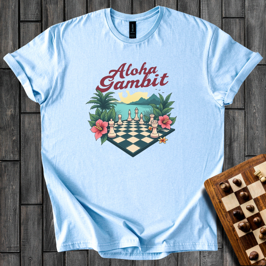 Aloha Gambit Chess T-Shirt