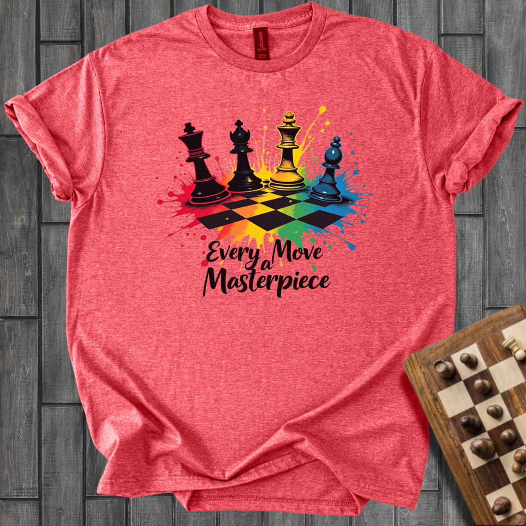 Colorfull Move Chess T-Shirt