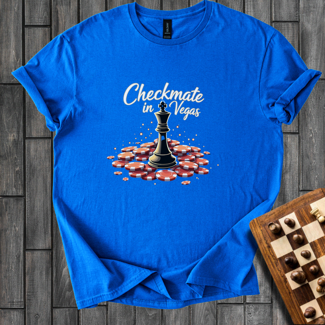 Checkmate in Vegas Chess T-Shirt