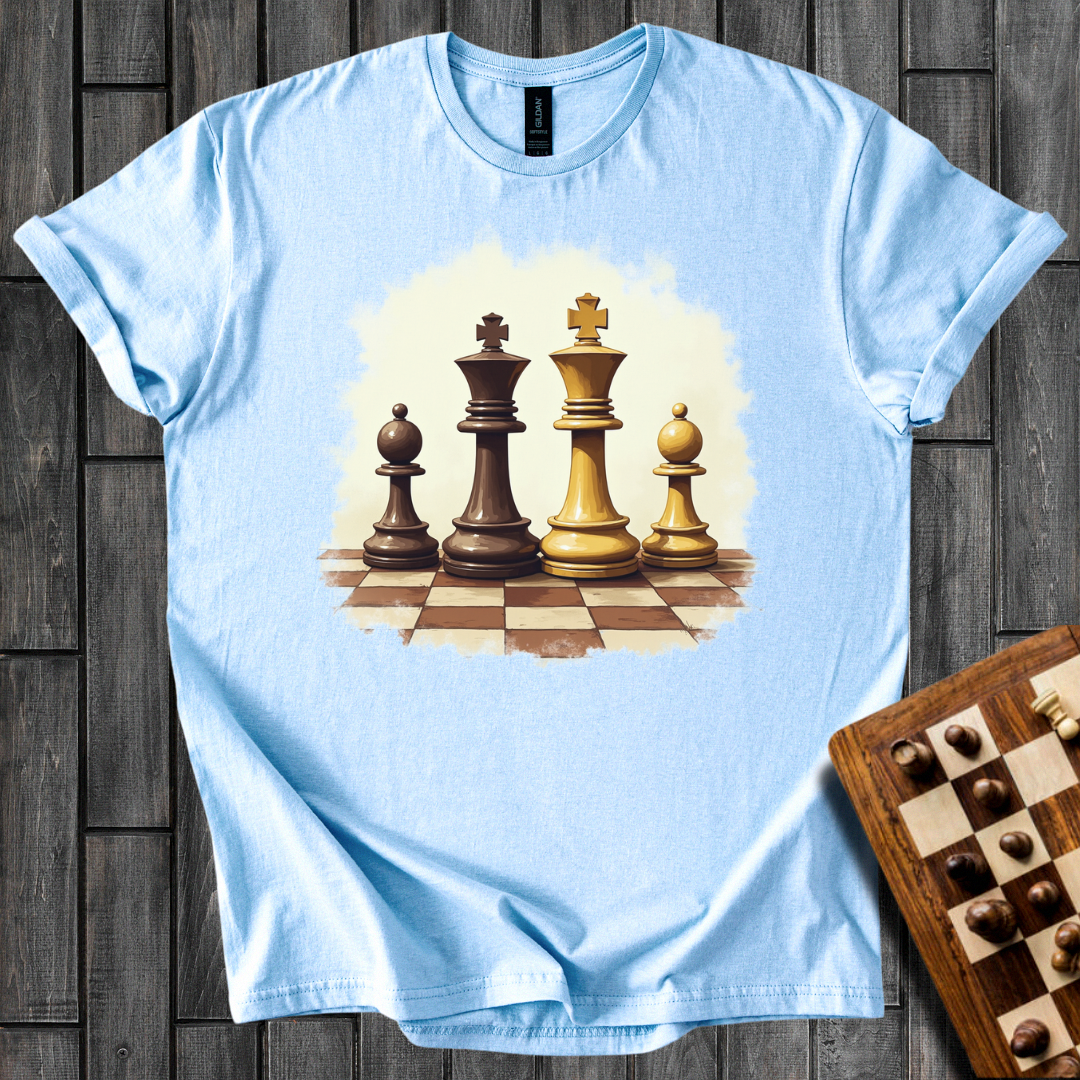 White and Dark Chocolate Chess T-Shirt
