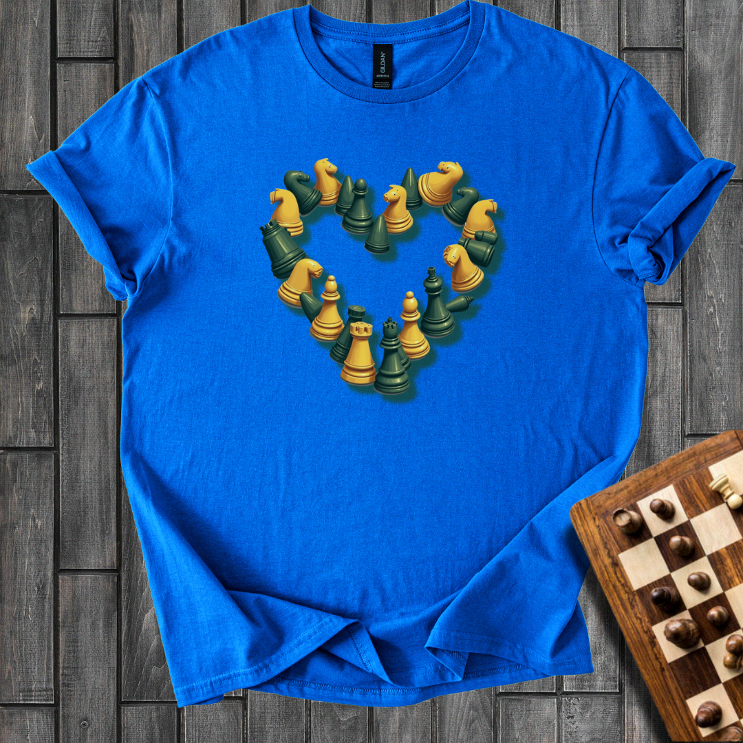 Heart Pieces Chess T-Shirt