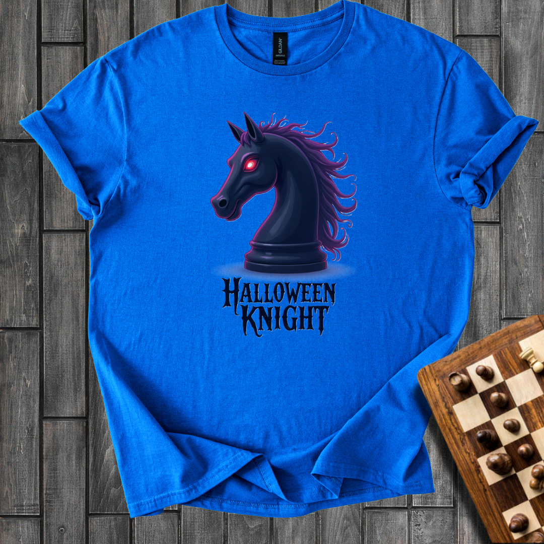 Halloween Knight Chess T-Shirt