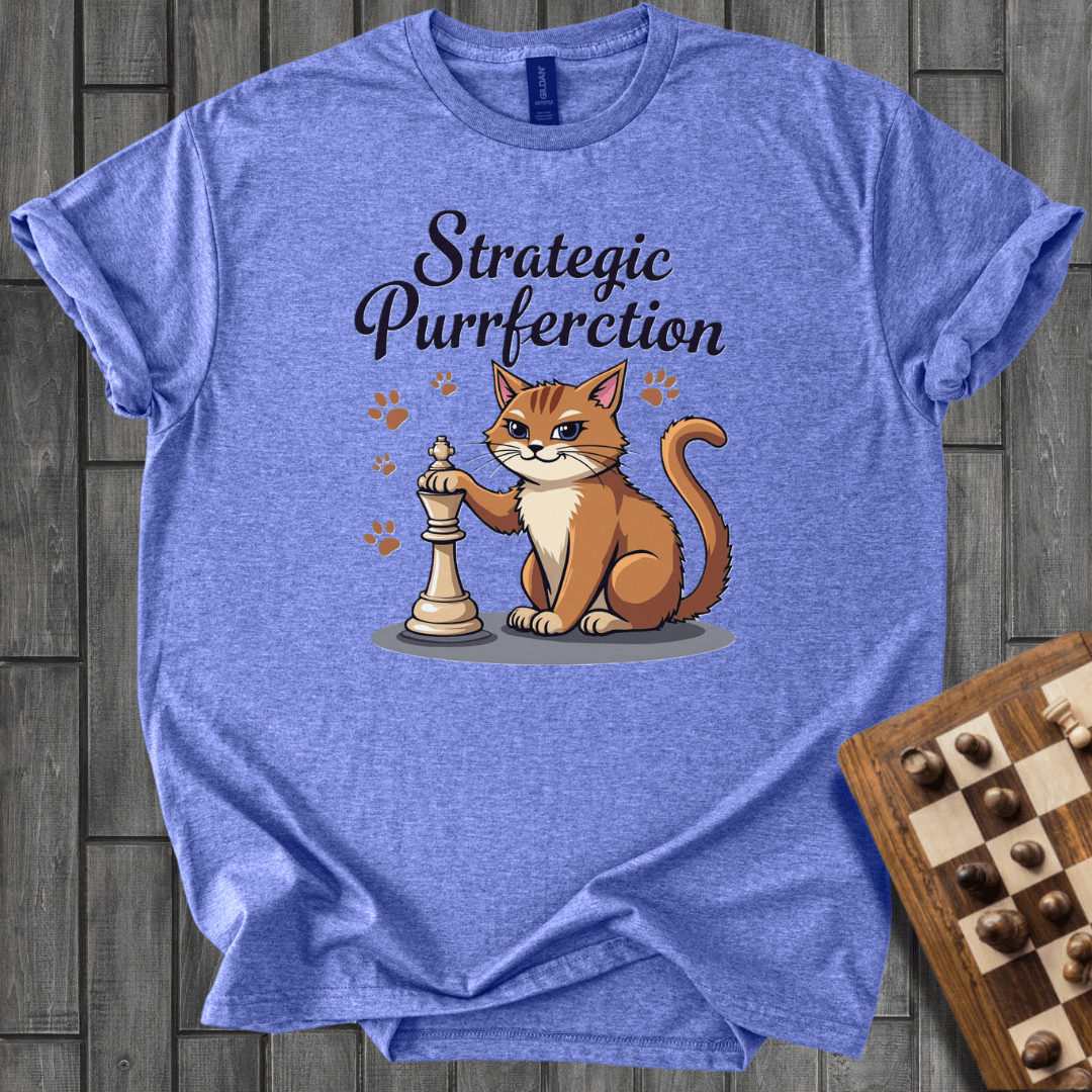 Cat Power Play Chess T-Shirt