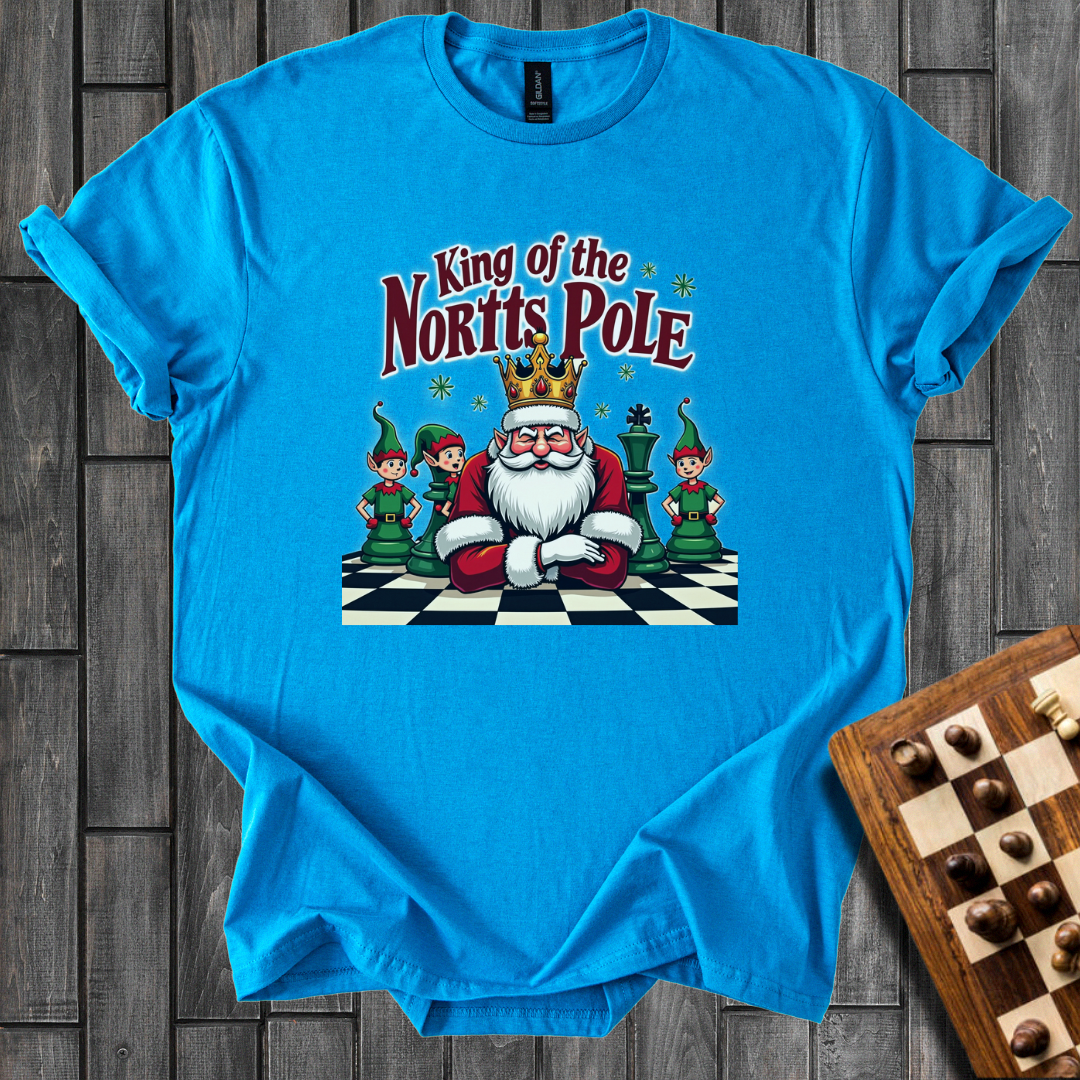 King of the Arctic Throne Chess T-Shirt
