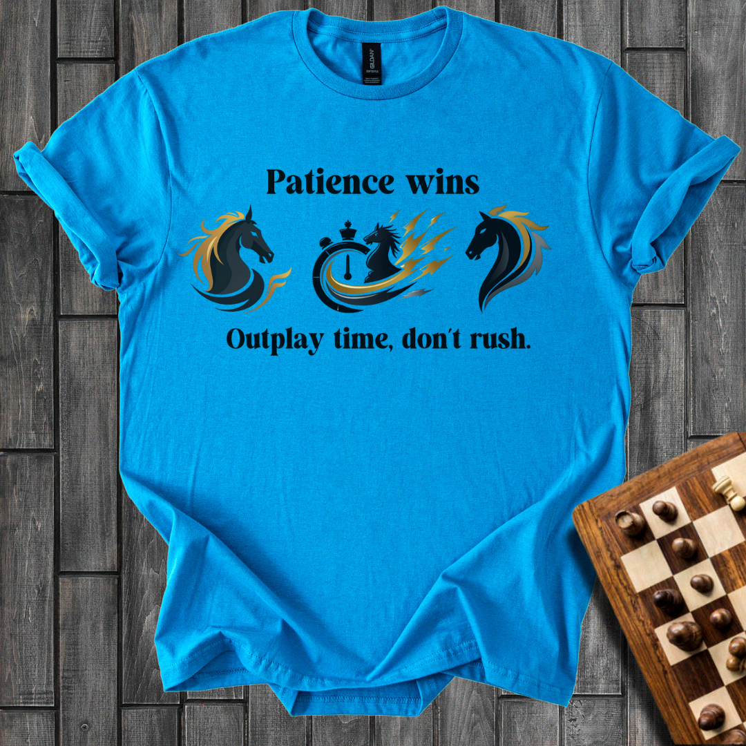Patience Wins Chess T-Shirt