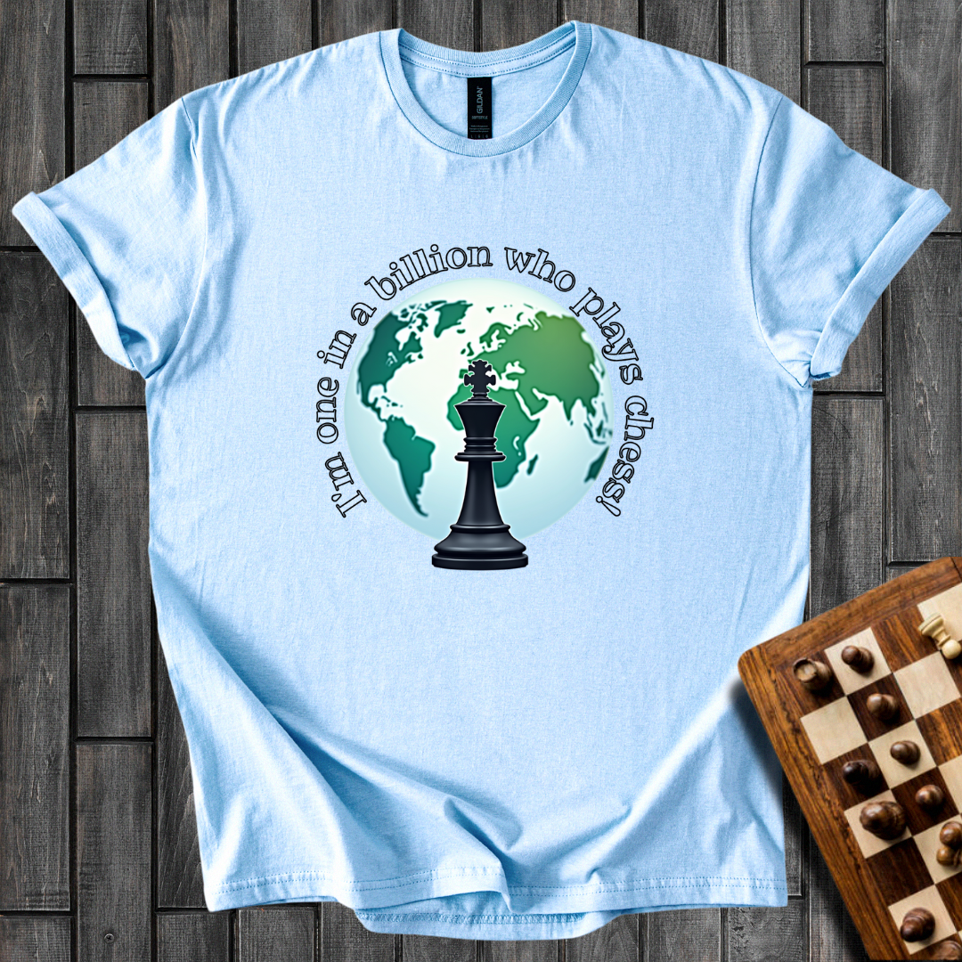 One in a Billion Chess T-Shirt