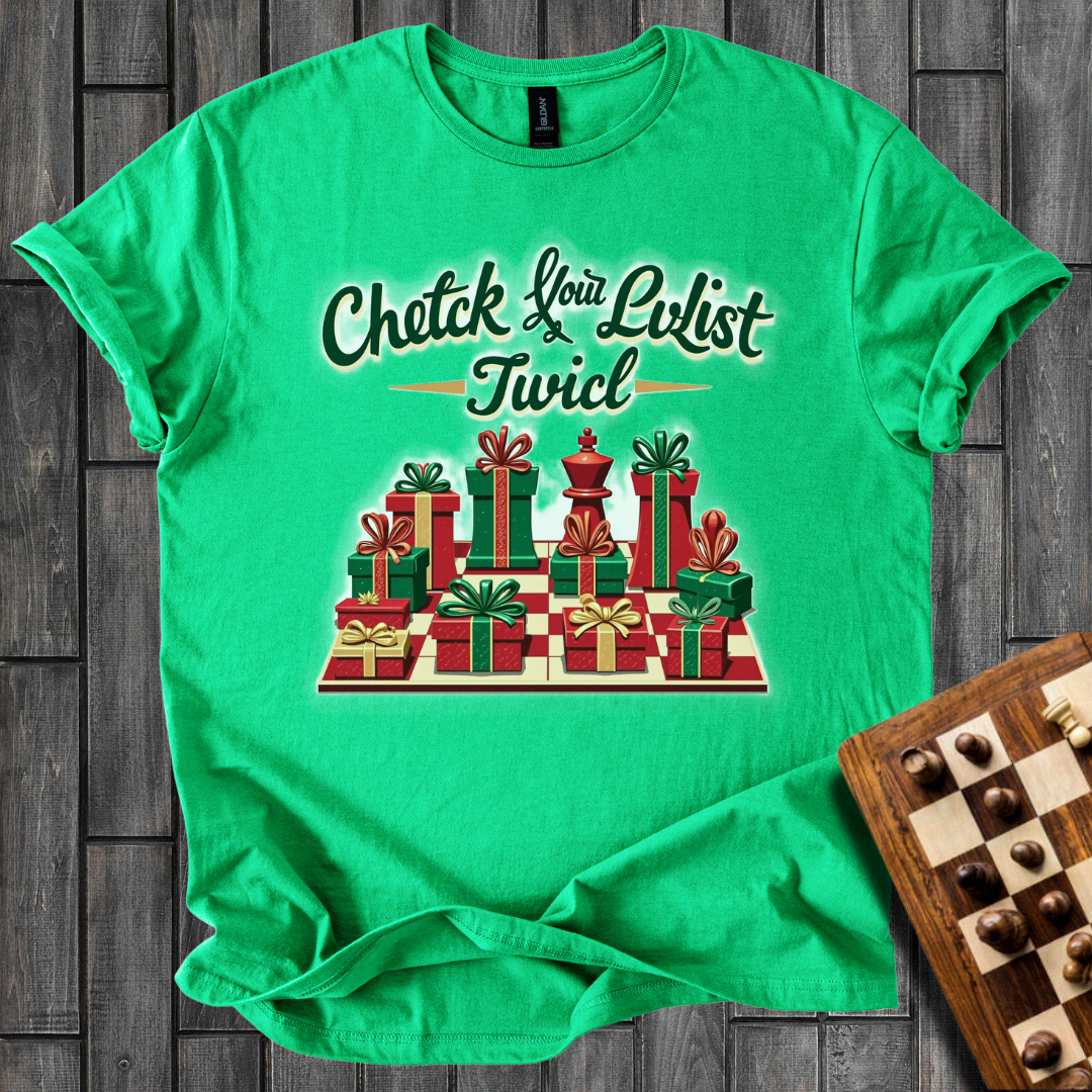 Check Your List Chess T-Shirt