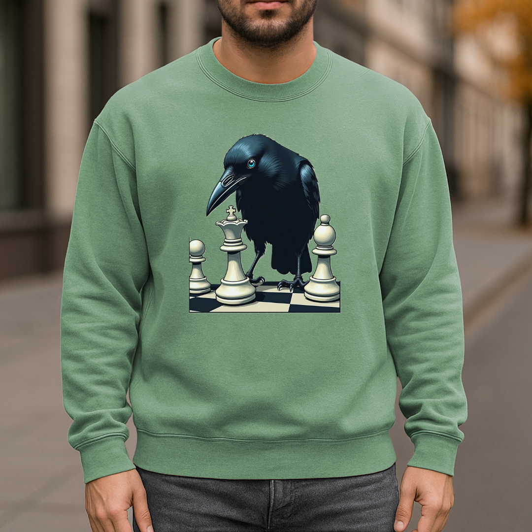 The Clever Crow Garment-Dyed Sweatshirt