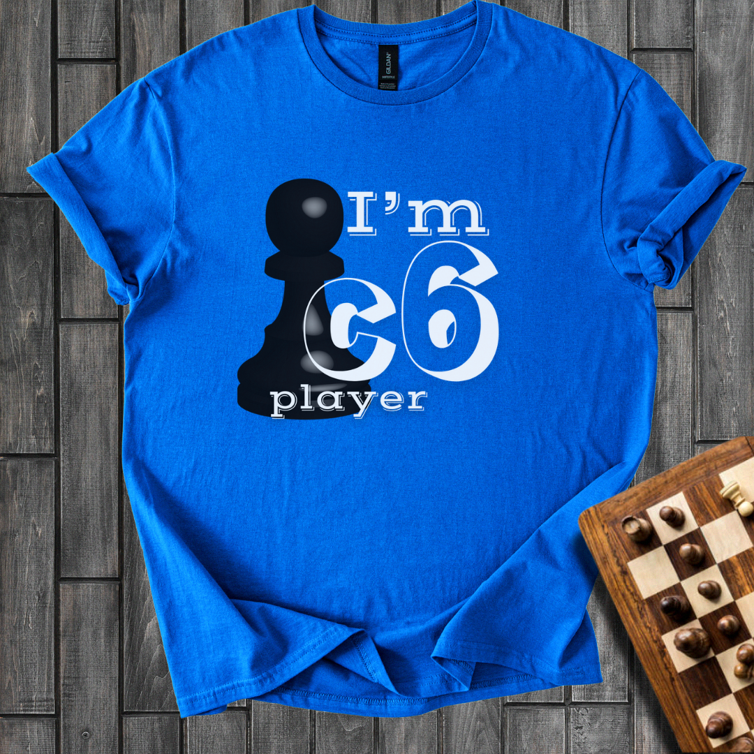 c6 Player Chess T-Shirt