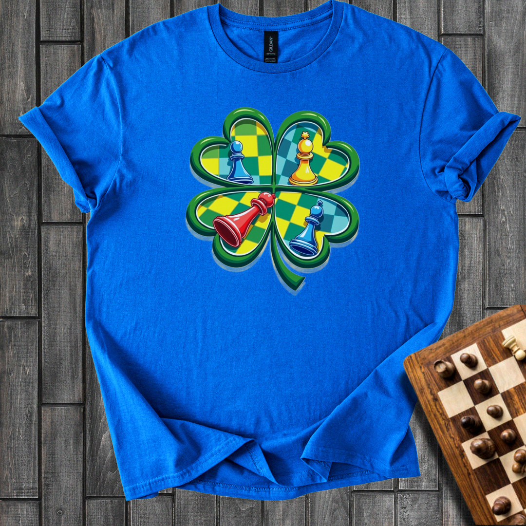 Lucky Chess Clover T-Shirt