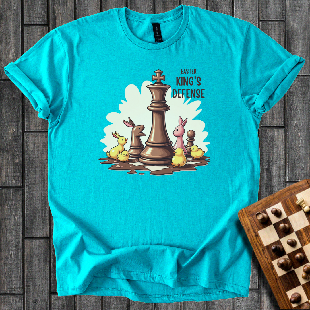 Easter King's Defense Chess T-Shirt