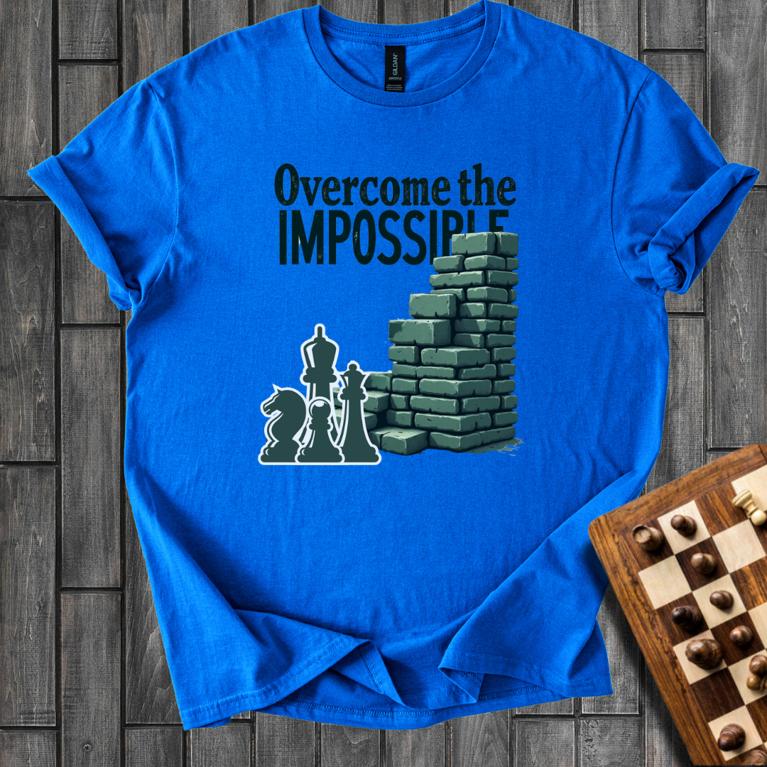 Overcome The Impossible Chess T-Shirt