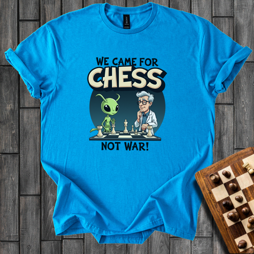 We Are Not Alone Chess T-Shirt