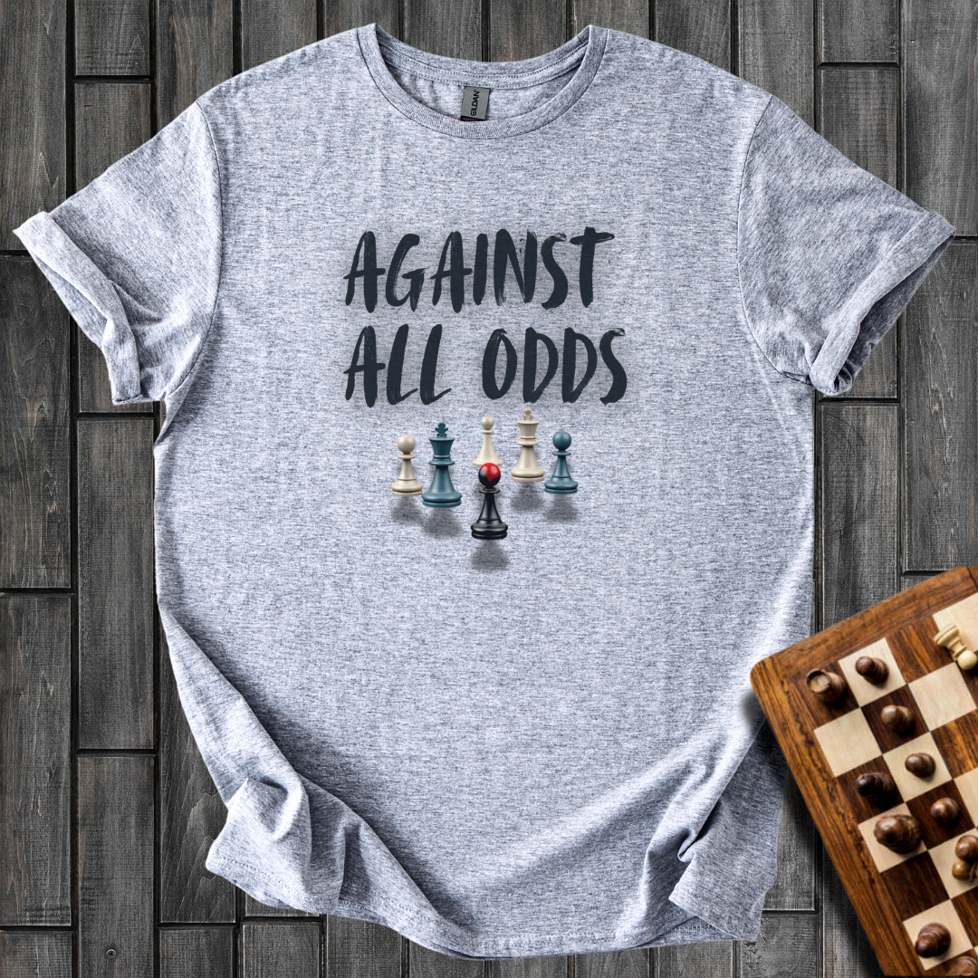 Against All Odds Chess T-Shirt