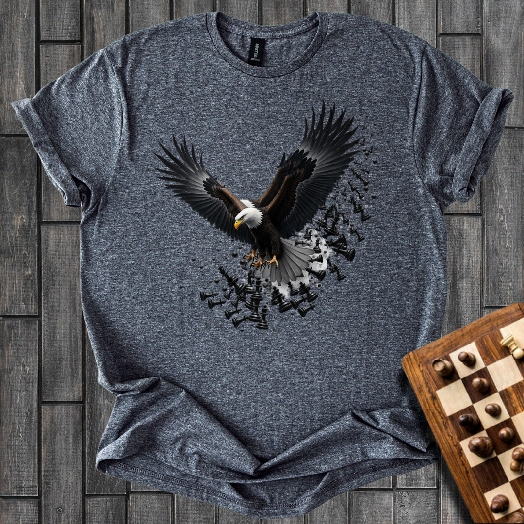 Wings Over the Chess Pieces T-Shirt