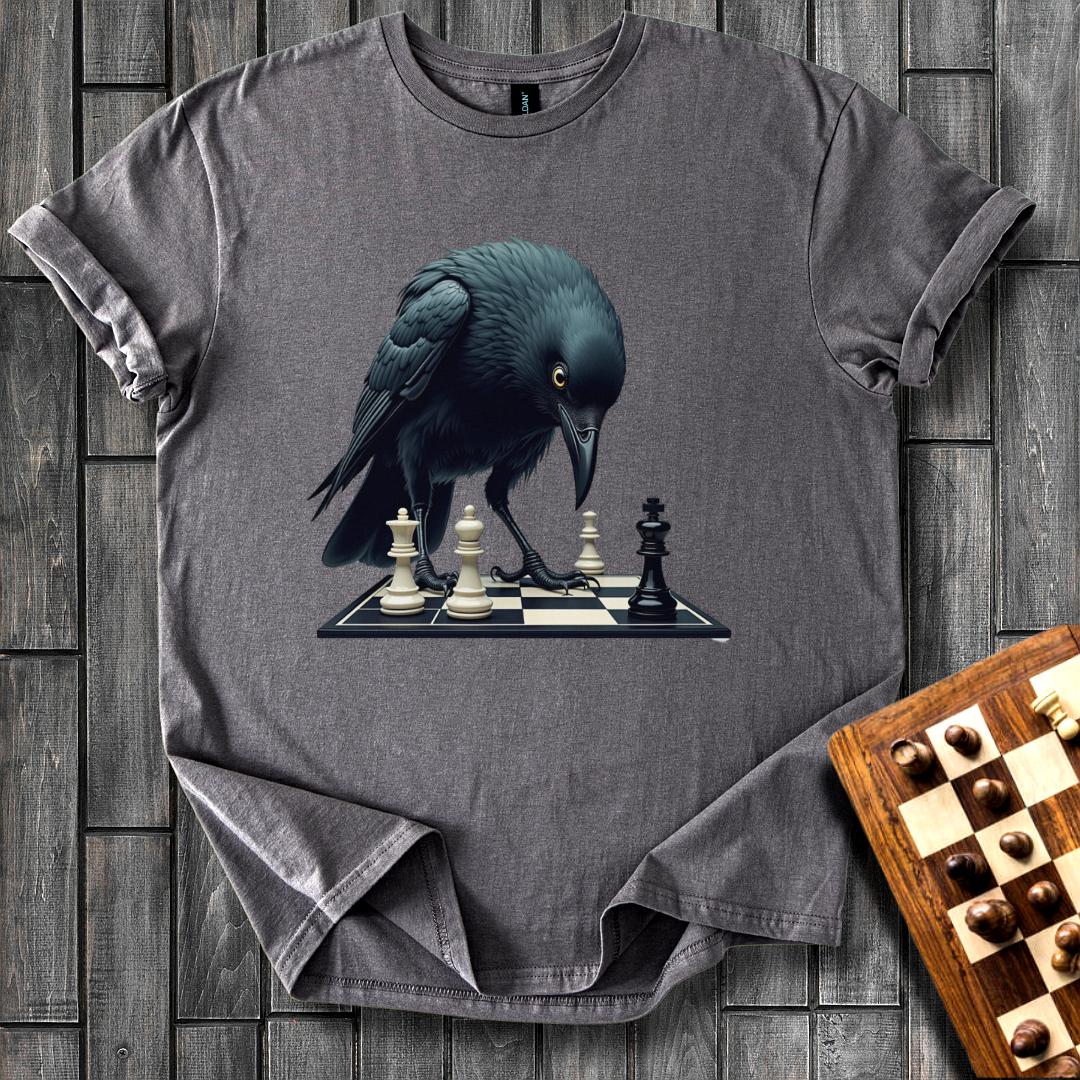 The Crow Knows Chess T-Shirt
