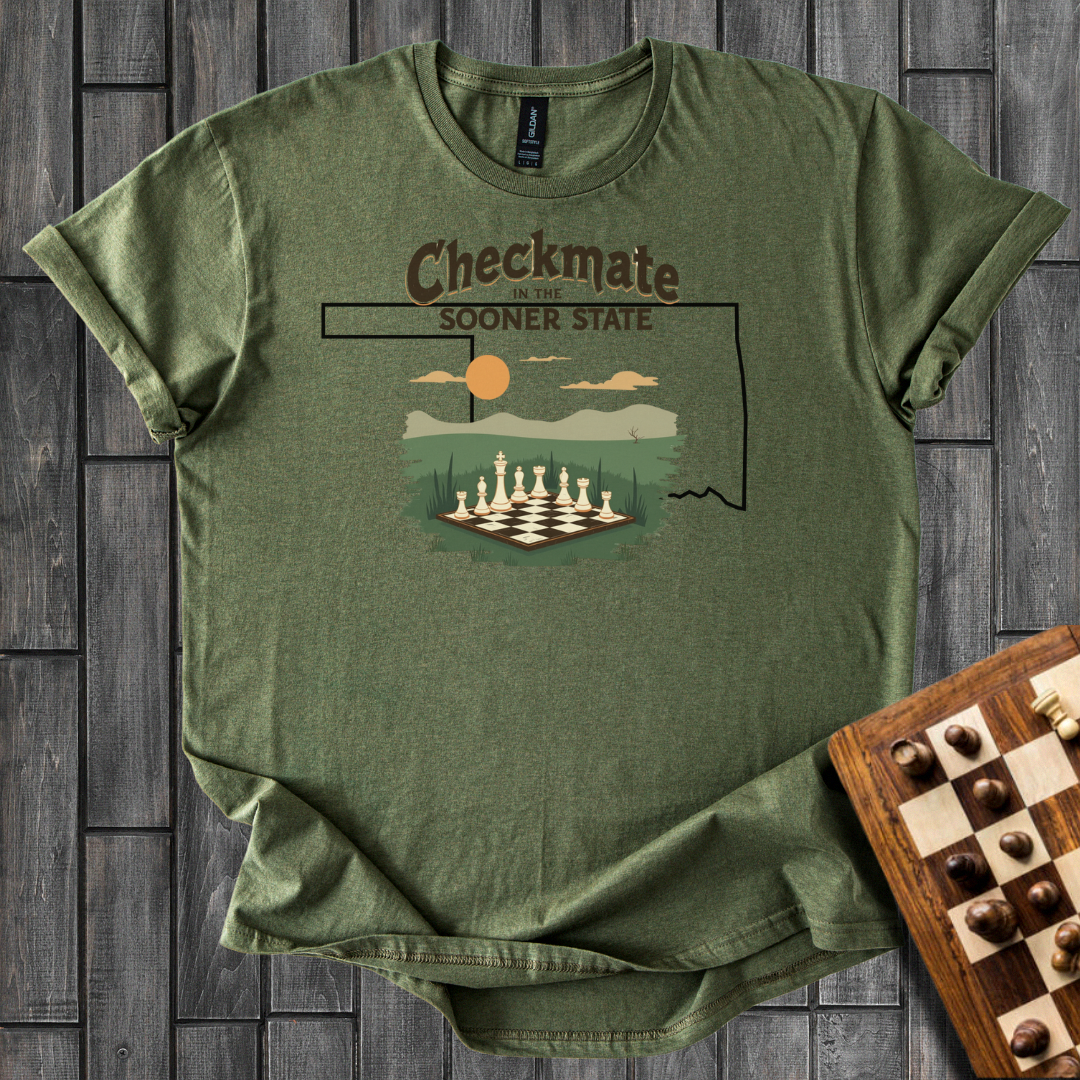 Sooner State Checkmate Chess T-Shirt
