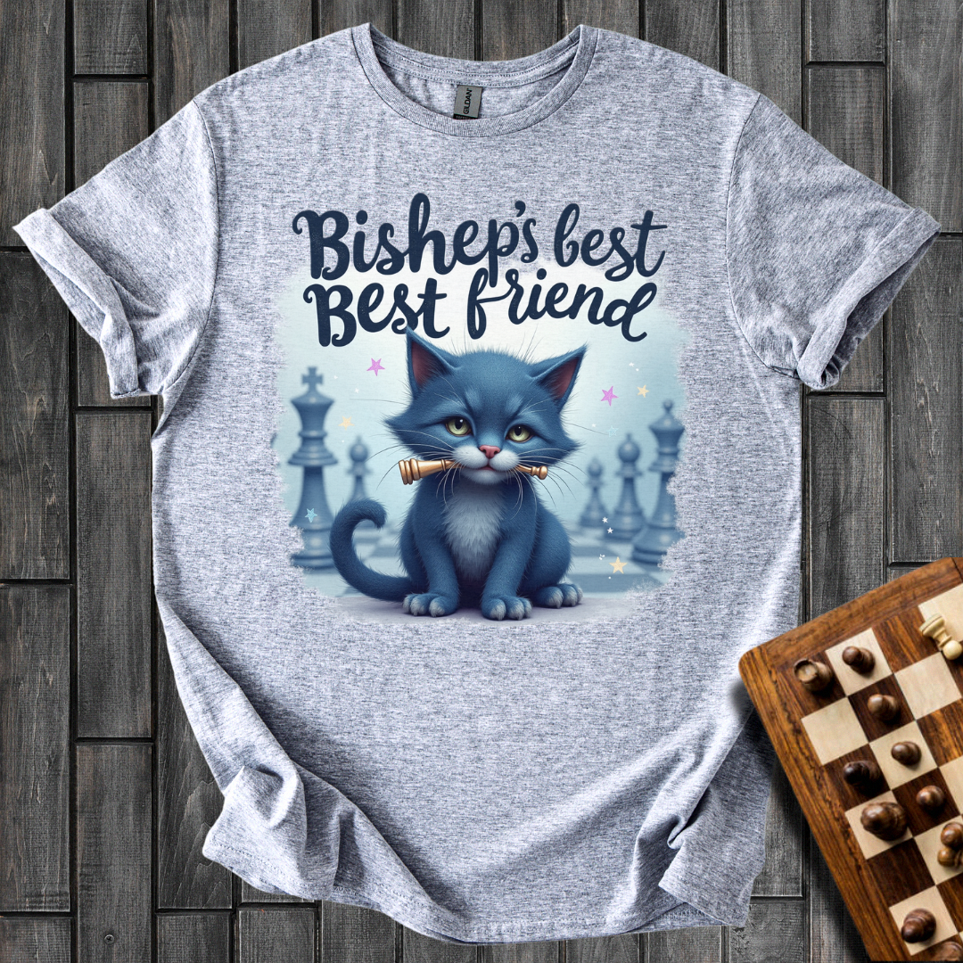 Paw-sitional Bishop Chess T-Shirt