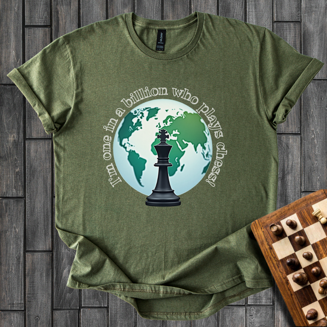 One in a Billion Chess T-Shirt