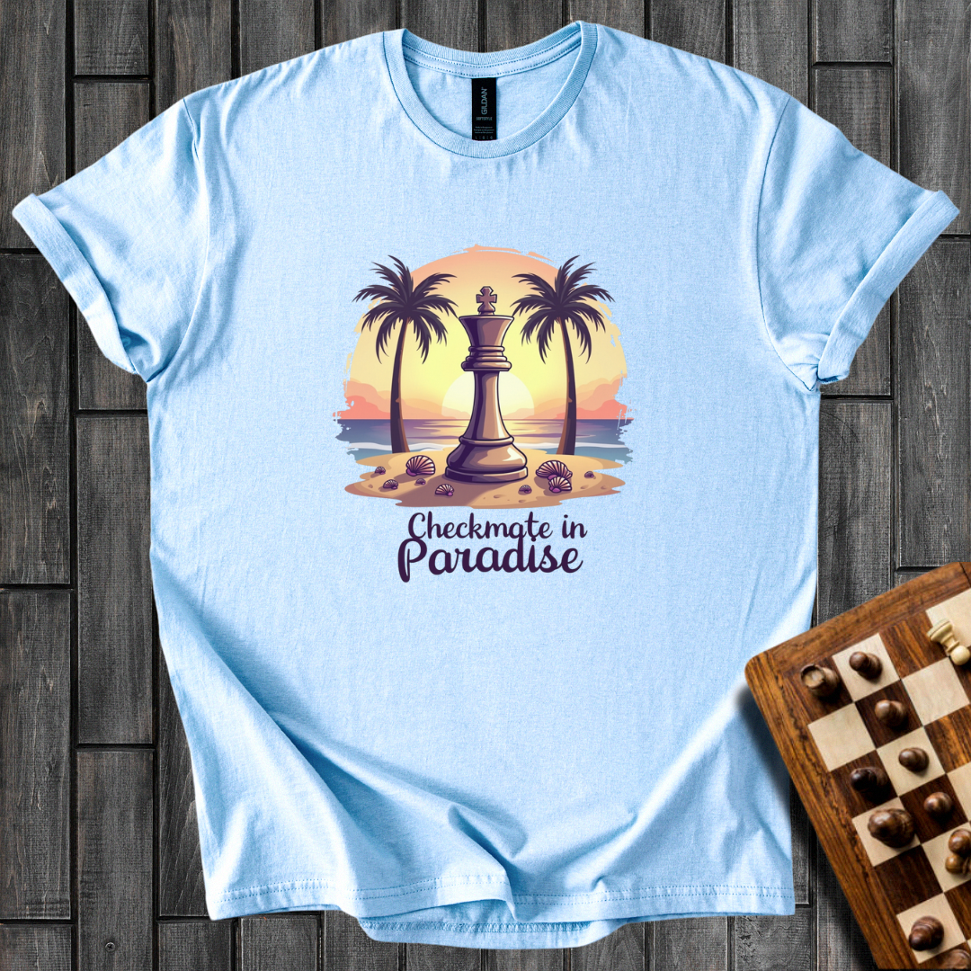 Checkmate in Paradise Chess T-Shirt