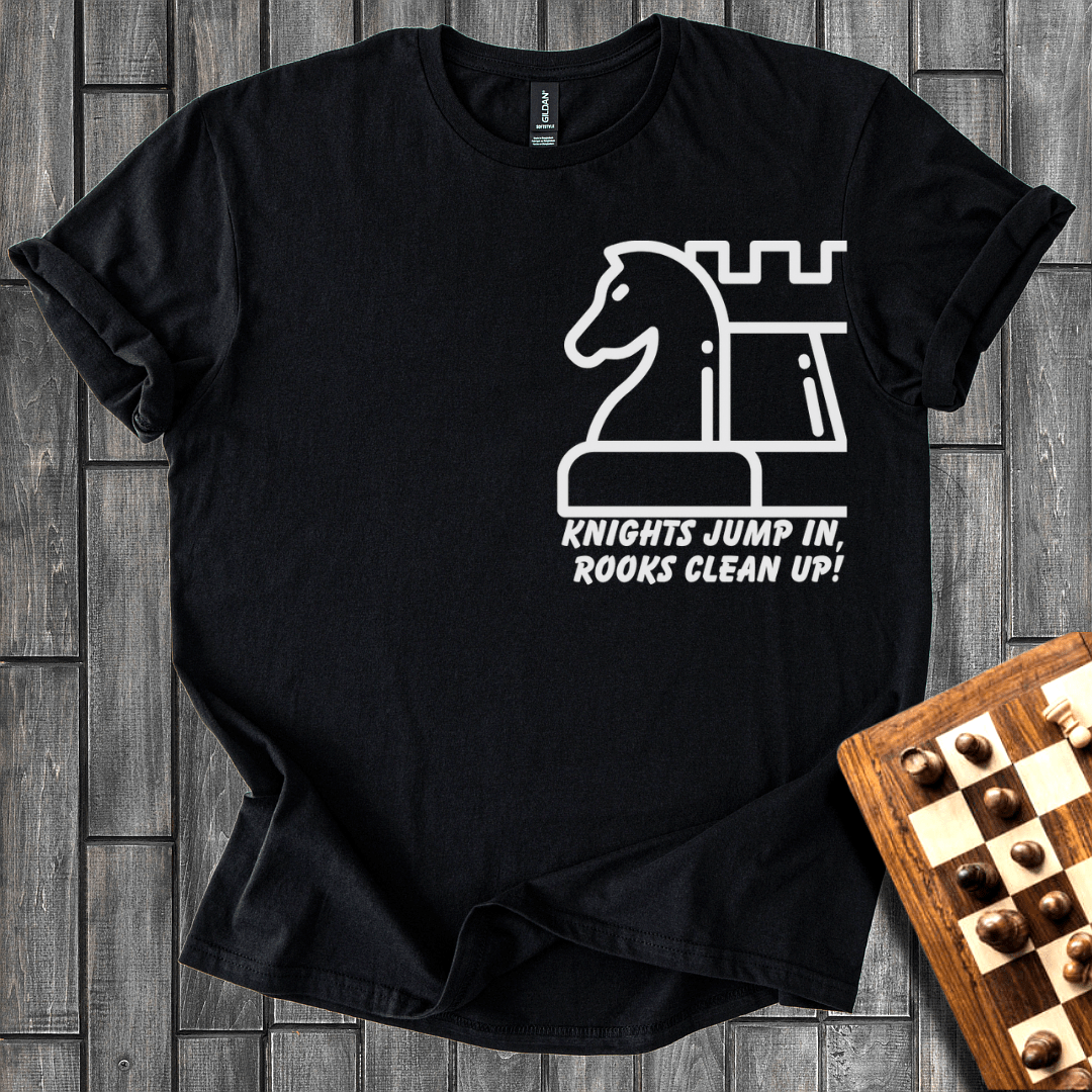 Knight & Rook Chess T-Shirt