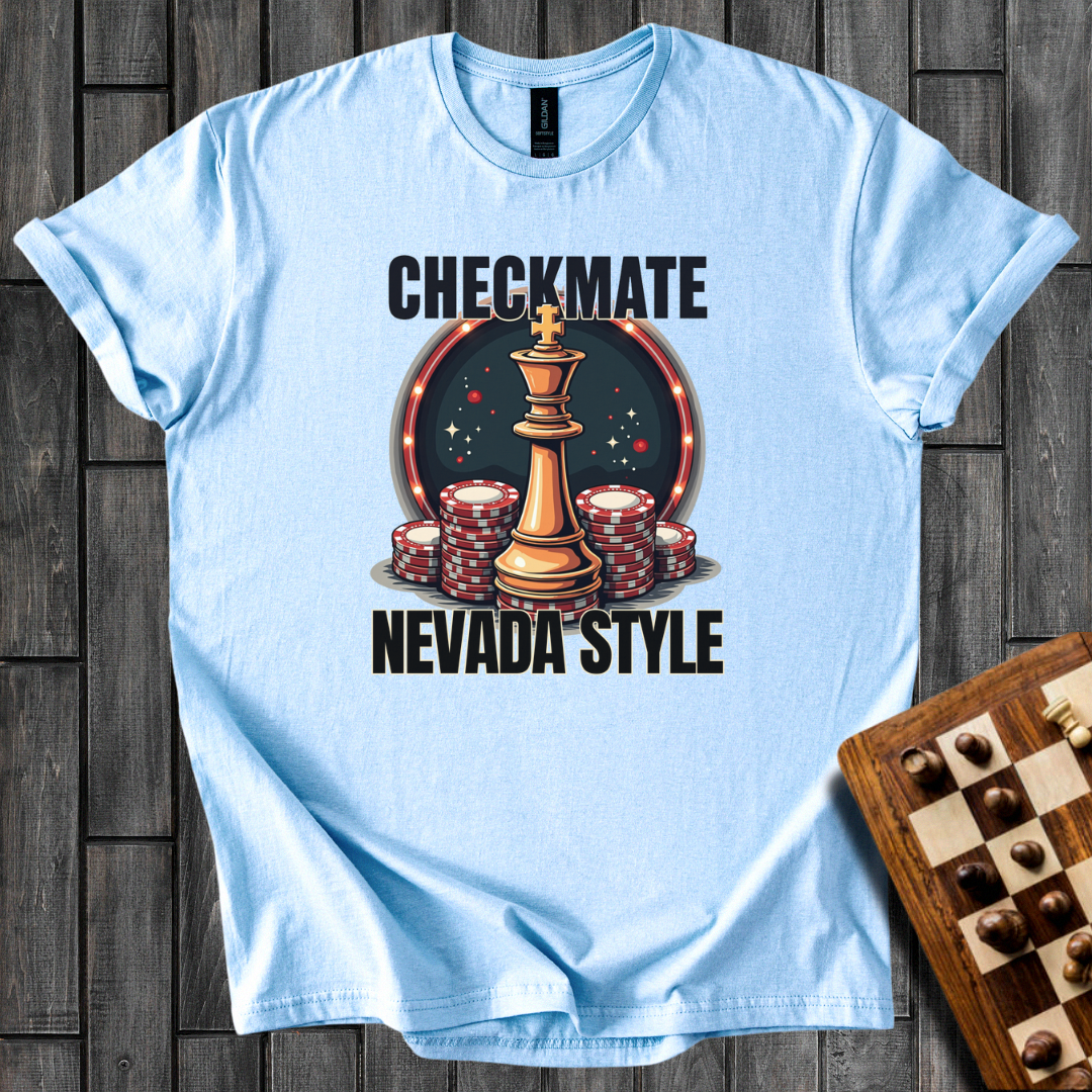 Checkmate Nevada Style Chess T-Shirt