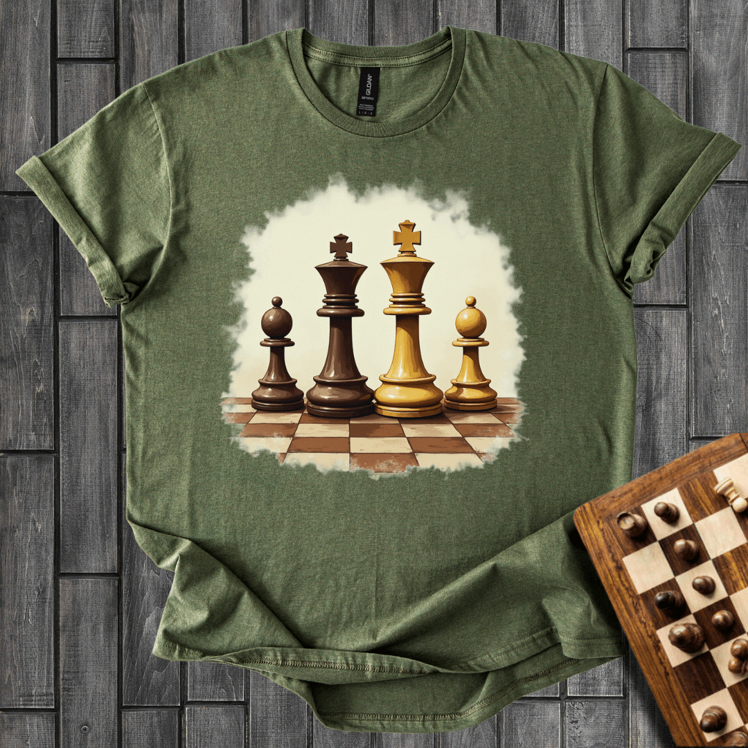 White and Dark Chocolate Chess T-Shirt