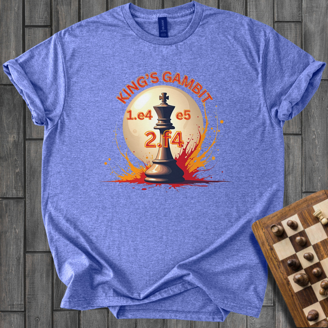 Real King's Gambit Chess T-Shirt
