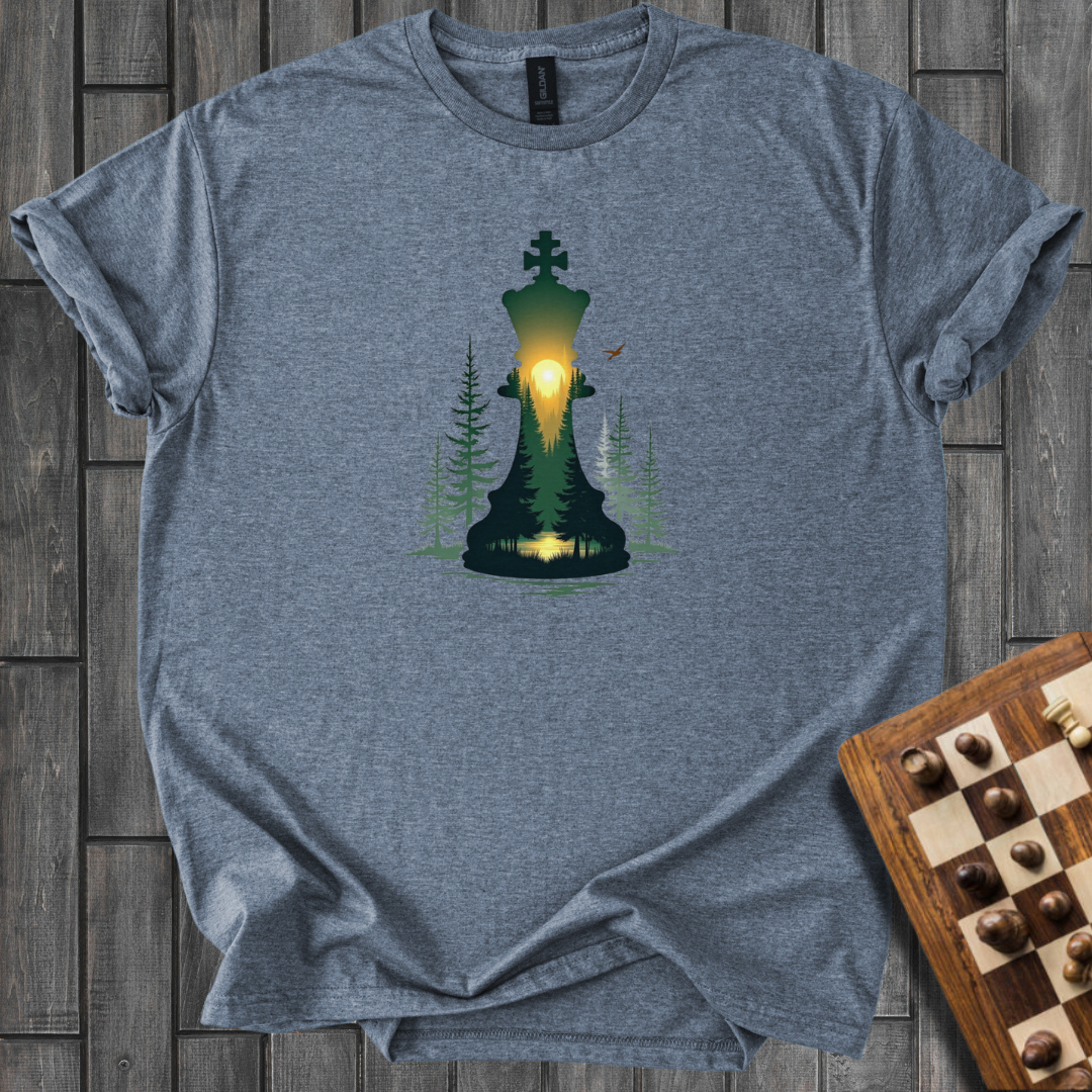 Majestic Dawn Chess King T-Shirt