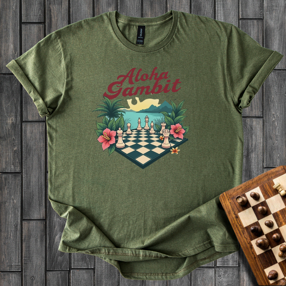 Aloha Gambit Chess T-Shirt