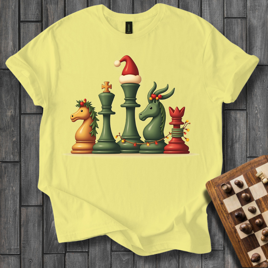 Festive Chess Pieces T-Shirt
