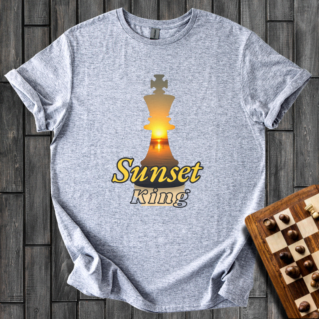 Sunset King Chess T-Shirt