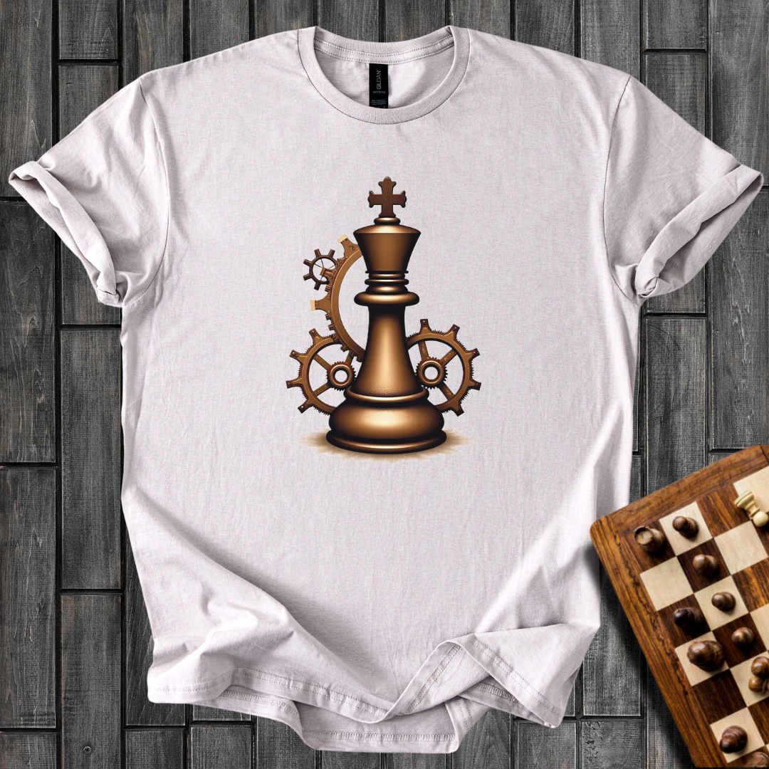 Steampunk Chess King T-Shirt
