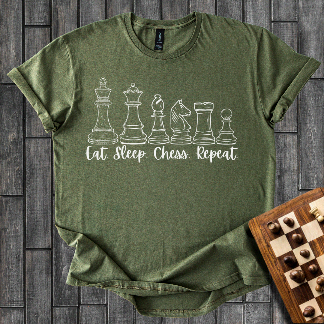 Eat.Sleep.Chess.Repeat T-Shirt
