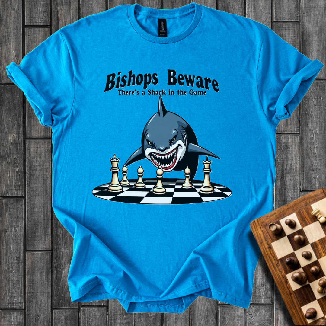 Shark Attack Chess T-Shirt