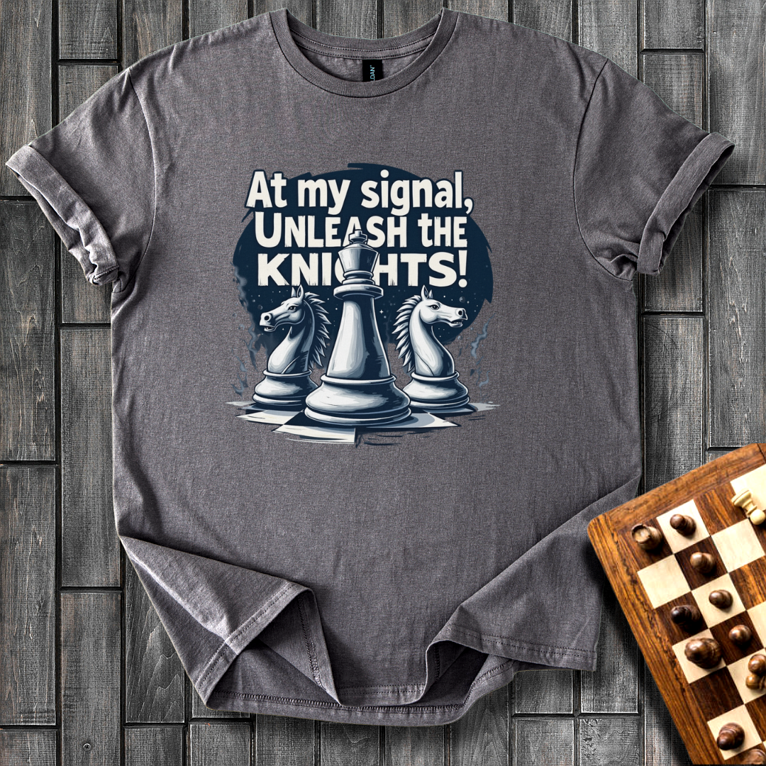 Unleash The Knights Chess T-Shirt