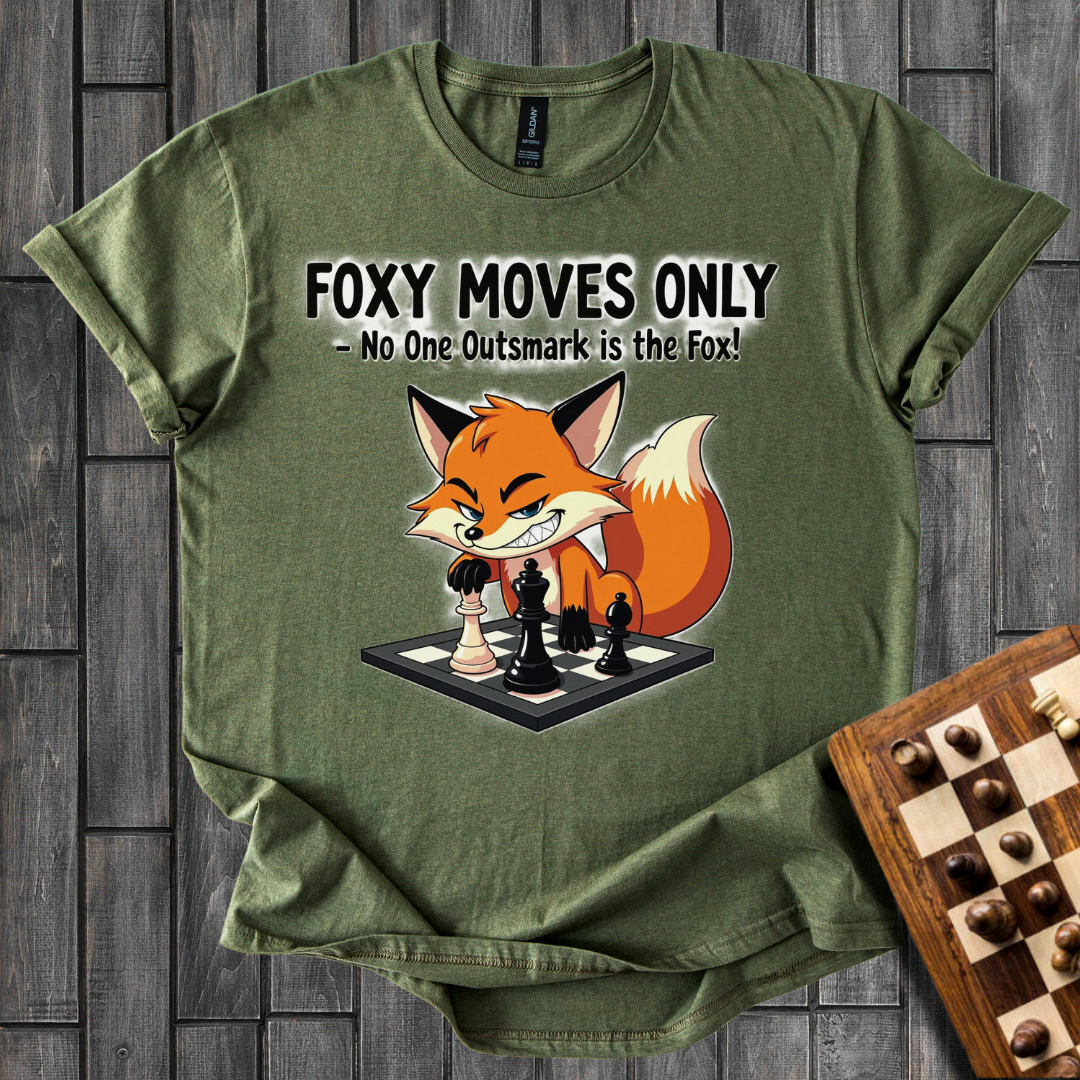 The Secret Foxy Strategy Chess T-Shirt
