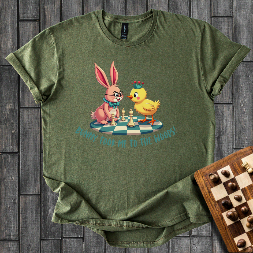 Bunny and Chicken Chess T-Shirt